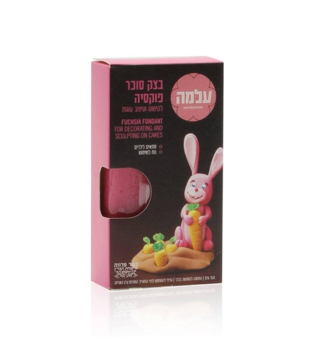 בצק סוכר ורוד- 150 גרם.