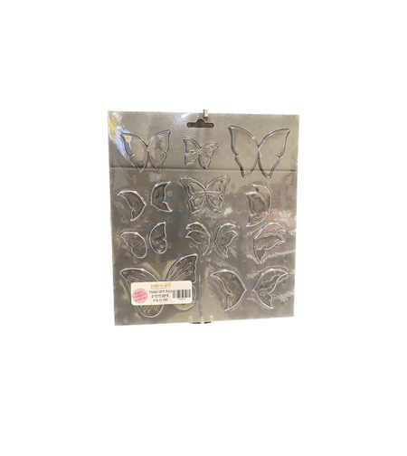 תבנית פלסטיק - מיקס פרפרים