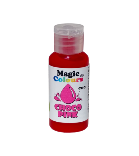 צבע ג'ל לשוקולד ורוד