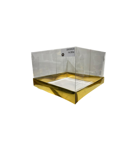 קופסה מכסה שקוף במידות 20*30*30