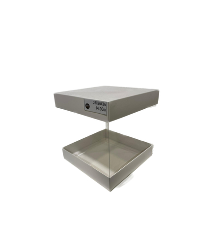 קופסה דפנות שקופות במידות 16*26*26