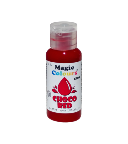צבע ג'ל לשוקולד אדום