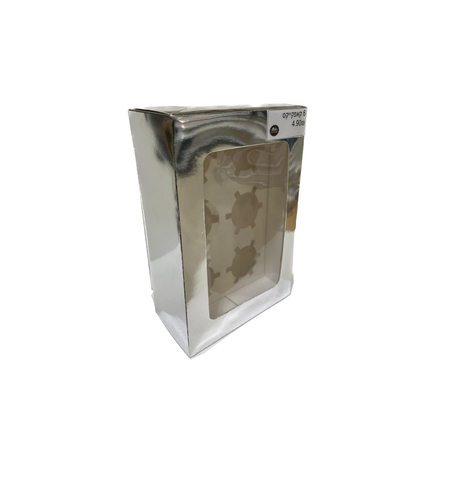 קופסה מכסה שקוף - 6 קאפקייקס