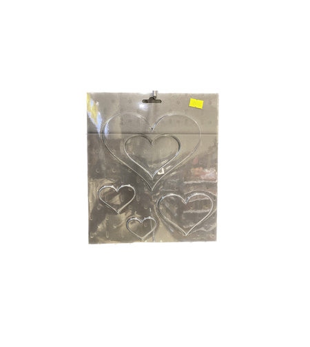 תבנית פלסטיק - לבבות