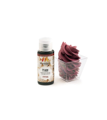 צבעי ג'ל - בורדו