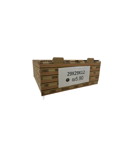 קופסת קרטון אטומה במידות 12*29*29