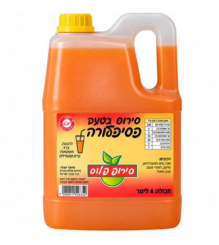 סירופ לברד בטעם פסיפלורה 4 ליטר