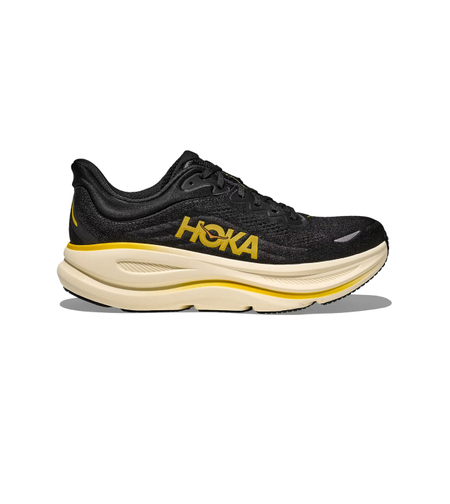 HOKA BONDI 9 הוקה גברים שחור צהוב