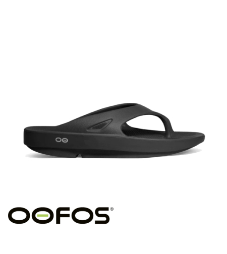 כפכף התאוששות OOFOS OOriginal גברים שחור