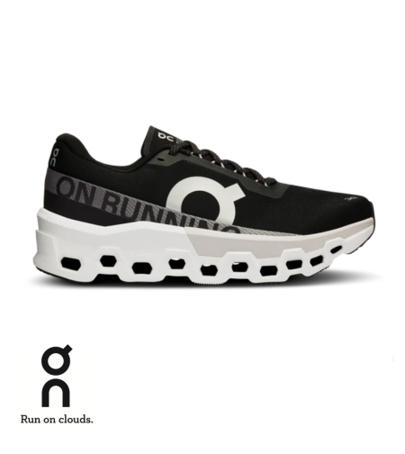 ON CLOUDMONSTER 2 און קלאוד שחור לבן
