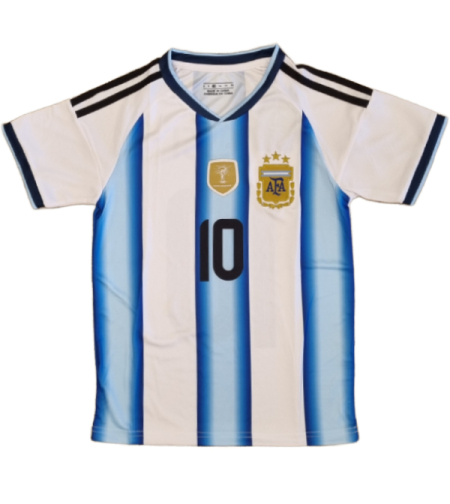 חליפות כדורגל ארגנטינה - מסי תכלת לבן