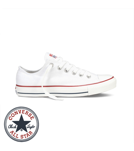 CONVERSE ALLSTAR אולסטאר לבן נמוך