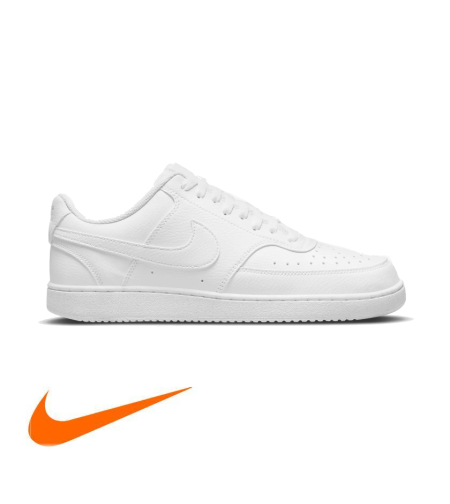 NIKE  COURT VISION LOW נייקי גברים לבן
