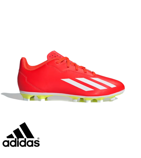 ADIDAS X CRAZYFAST כדורגל ילדים - אדום לבן