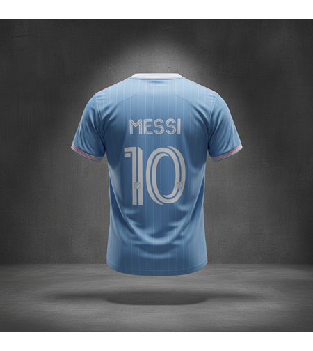 חליפות כדורגל מיאמי - מסי תכלת ורוד