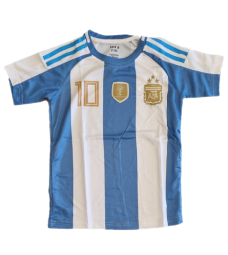 חליפות כדורגל ארגנטינה - מסי תכלת לבן זהב