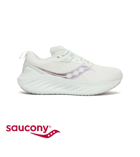 SAUCONY TRIUMPH 22 WIDE סאקוני נשים לבן סגול