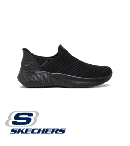 SKECHERS DAILY VISION SLIP IN סקצ'רס סליפ אין נשים שחור