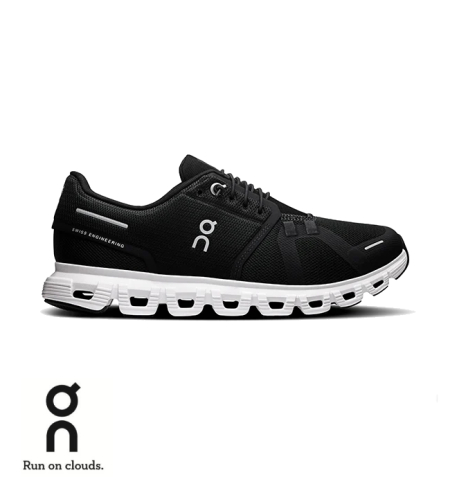 ON CLOUD 6 און קלאוד נשים שחור לבן