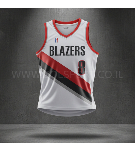 חליפת כדורסל פורטלנד אבדיה - לבן