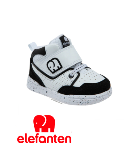 נעלי צעד ראשון SKATE אלפנטן שחור לבן