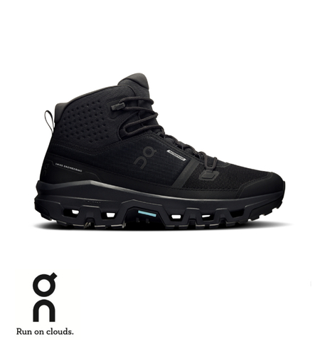 ON CLOUDROCK MID WATERPROOF און קלאוד גברים שחור