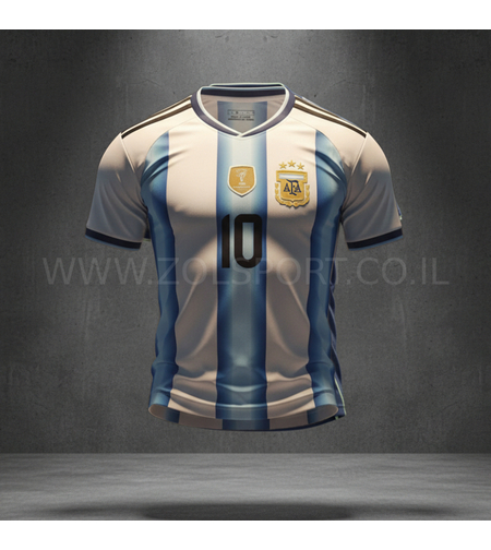 חליפות כדורגל ארגנטינה - מסי תכלת לבן