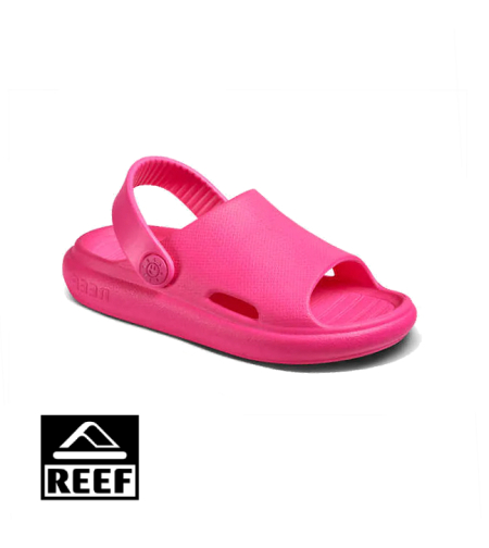 REEF Little Rio Slide Whisper White סנדלי תינוקות ורוד