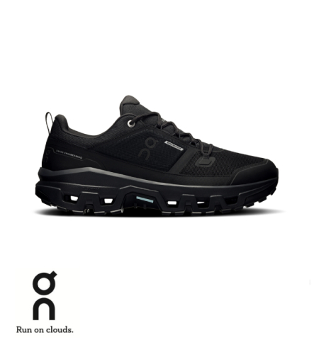 ON CLOUDROCK LOW WATERPROOF און קלאוד גברים שחור