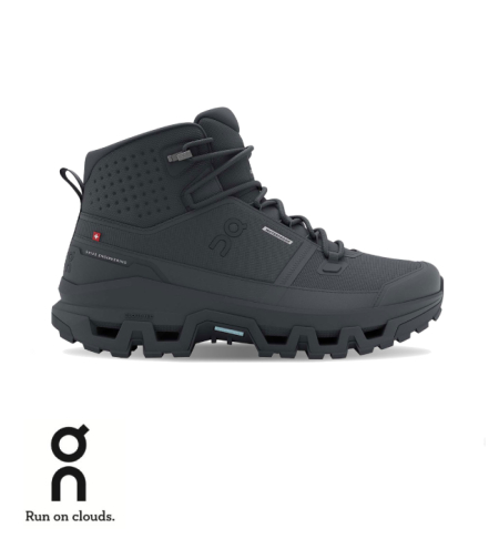 ON CLOUDROCK MID WATERPROOF און קלאוד גברים שחור