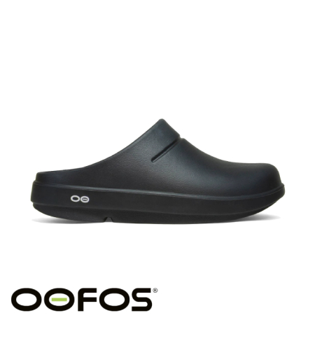 כפכף התאוששות OOFOS Unisex Ooclog שחור סגור