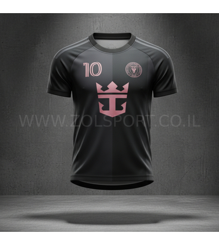 חליפות כדורגל אינטר מיאמי - מסי שחור ורוד