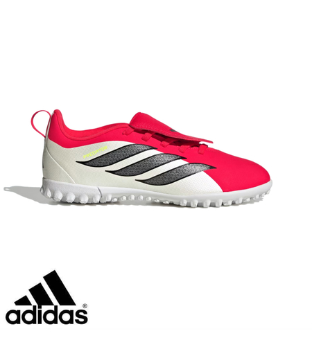 ADIDAS PREDATOR אדידס קטרגל ילדים שרוך גומי אדום לבן