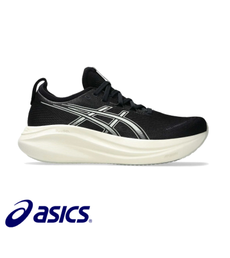 ASICS NIMBUS 27 אסיקס נשים שחור לבן