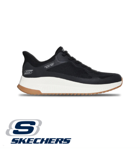 SKECHERS SLIP IN BOBS SPORT SQUAD CHAOS 4 סקצ'רס גברים שחור