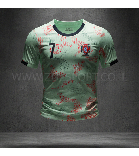 חליפות כדורגל פורטוגל - רונאלדו ירוק בהיר