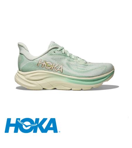 HOKA CLIFTON 10 WIDE הוקה נשים ירקרק
