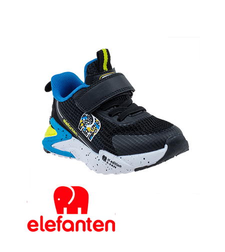 נעלי ספורט אלפנטן שחור כחול צהוב