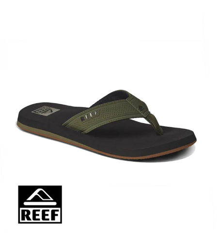 REEF The Layback Black Olive כפכפי ריף לגברים ירוק זית