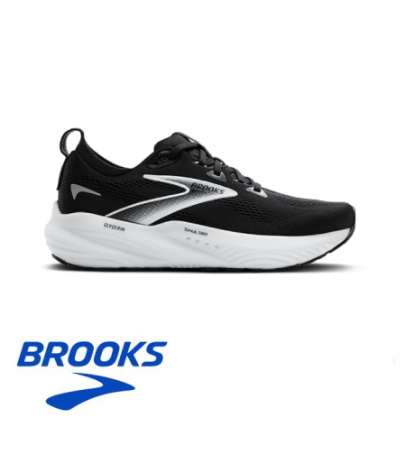 BROOKS GLYCERIN 22 2E ברוקס גברים שחור לבן