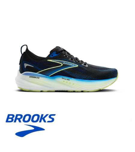 BROOKS GLYCERIN 22 2E ברוקס גברים כחול לבן