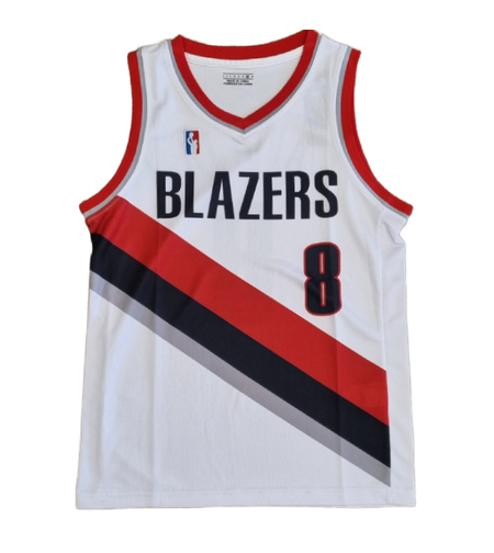 חליפת כדורסל פורטלנד אבדיה - לבן