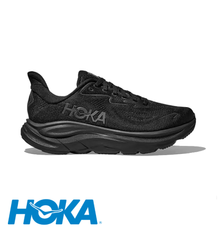HOKA CLIFTON 10 WIDE הוקה גברים שחור