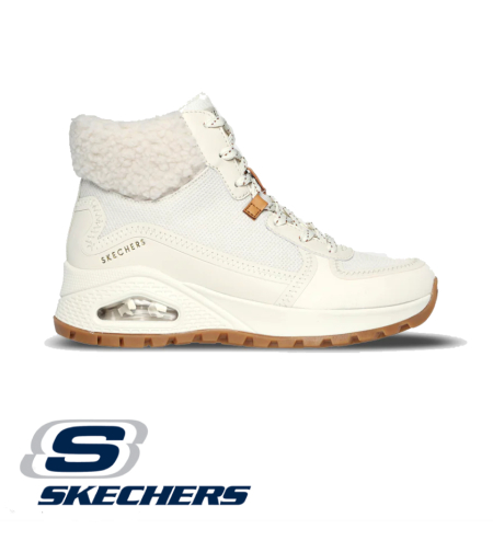 SKECHERS UNO Rugged - Fall Mode סקצ'רס נשים מגף קרם