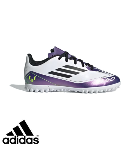 ADIDAS F50 CLUB MESSI אדידס קטרגל ילדים מסי לבן סגול