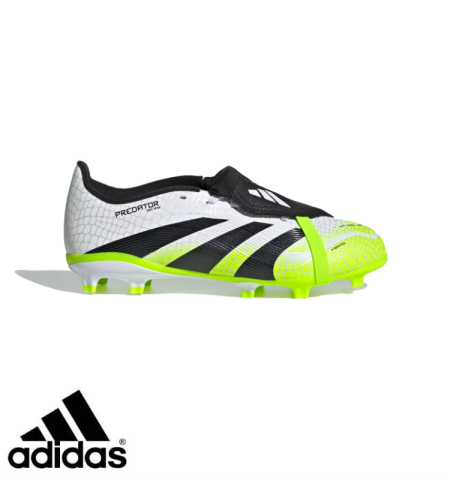 ADIDAS Predator League Fold-Over Tongue אדידס כדורגל ילדים לבן ירוק