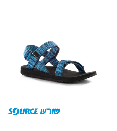 סנדלי שורש ילדים קלאסי כחול משולשים