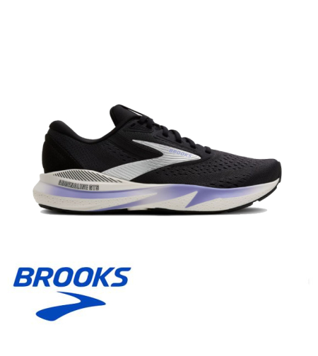 BROOKS ADRENALINE GTS 24 2E ברוקס נשים שחור לבן סגול