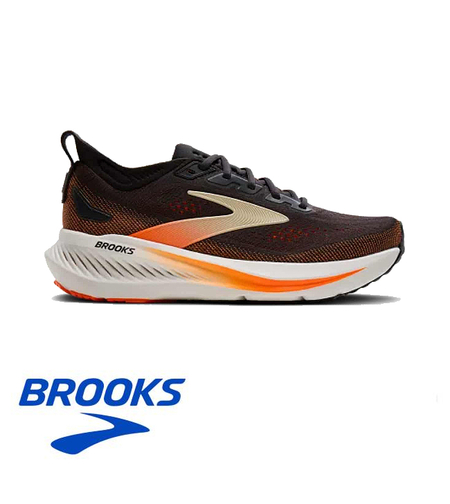 BROOKS GLYCERIN 23 ברוקס גברים שחור כתום