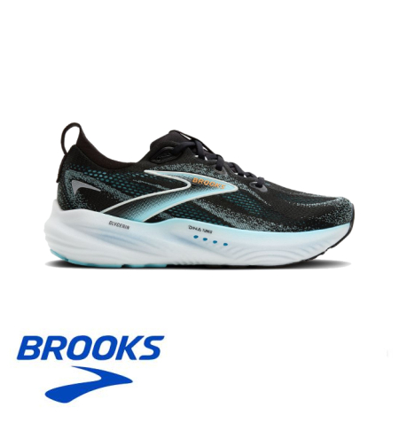 BROOKS GLYCERIN 22 ברוקס גברים שחור טורקיז